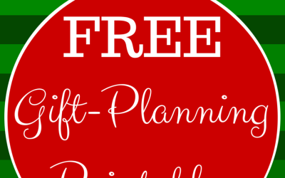 Free Gift Planning Printables – Organized Gift Giving – Free Christmas Shopping Printables