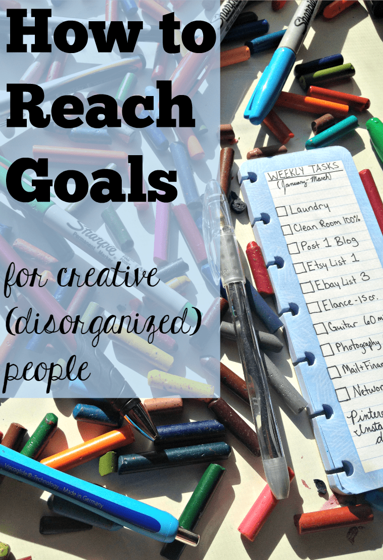 How to reach goals (for creative and disorganized people) - This unique goal-setting method might actually work for me.