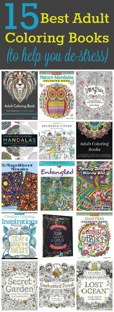 15 Best Adult Coloring Books Pin